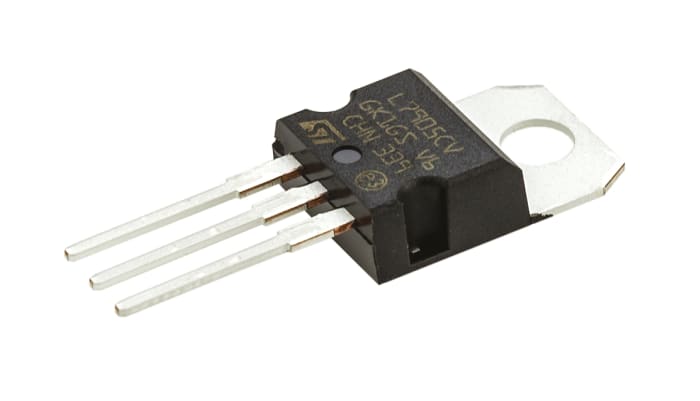 STMicroelectronics, -5 V Linear Voltage Regulator, 1.5A, 1-Channel Negative 3-Pin, TO-220 L7905CV