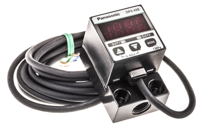 Panasonic Pressure Sensor, 0MPa Min, 1MPa Max, Relay Output, Gauge Reading