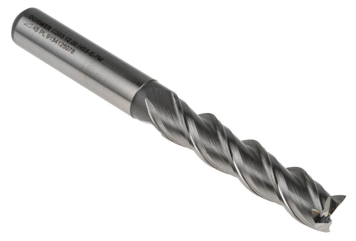 Dormer Plain Slot Drill, 12mm Cut Diameter
