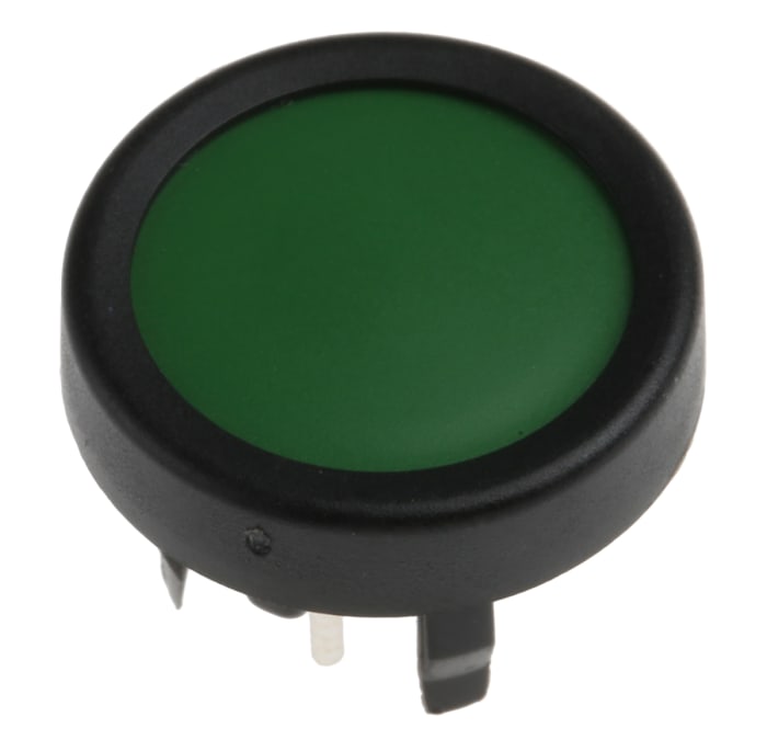 Schurter Green Tactile Switch, SPST 125 mA @ 48 V dc