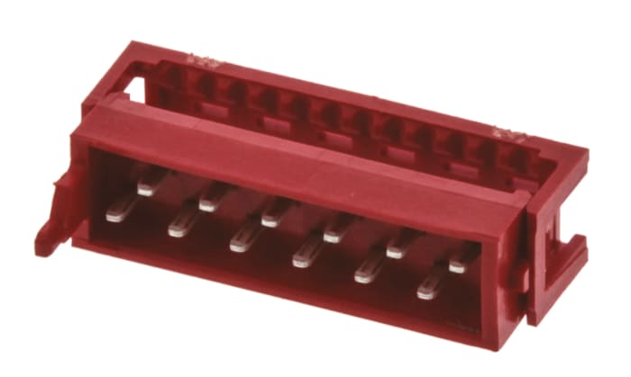 TE Connectivity 12-Way IDC Connector Male for Cable, 2 Row