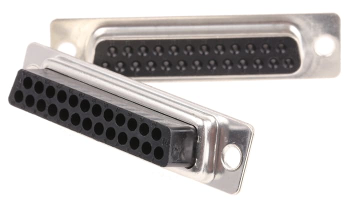 TE Connectivity Amplimite HDP-20 25 Way Cable Mount D-sub Connector Socket