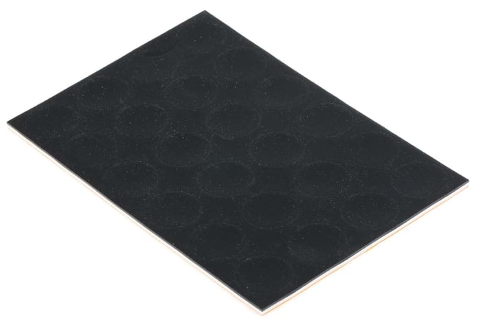 Pieds auto-adhésifs Adhésif RS PRO Circulaire 22mm en Polymère