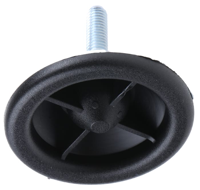 Nu-Tech Engineering PA Reinforced Nylon Adjustable Foot, 300kg Static Load Capacity 10° Tilt Angle