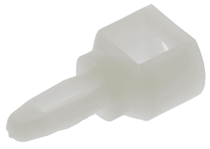 Essentra SRLCBS 6 01 9.5 mm High Nylon Snap Rivet Support for 4 mm PCB Hole