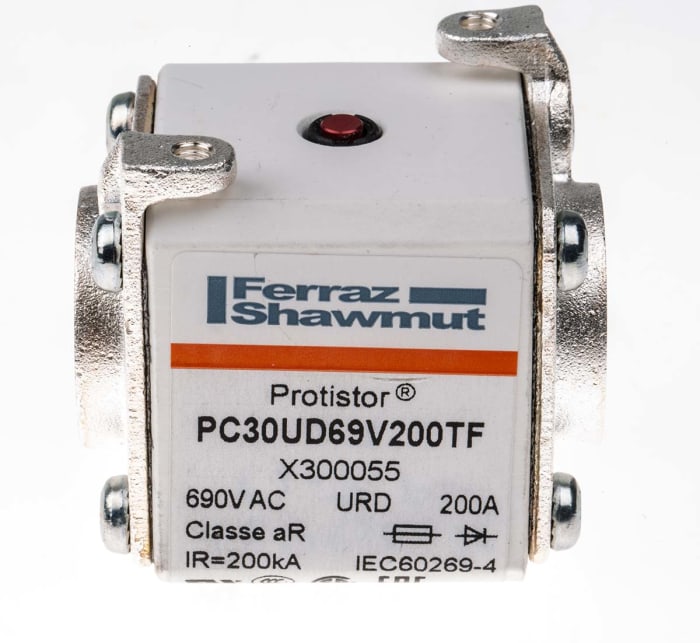 X300055 Mersen Mersen 200A size 30 FF Square Body Fuse, aR, 700V