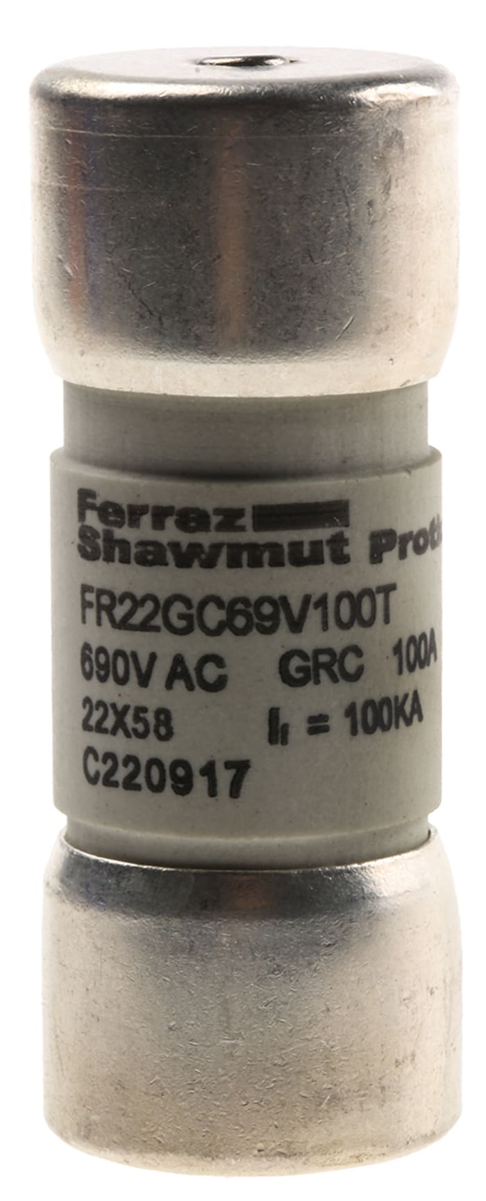 Protistor gRC fuse w/striker,100A 690Vac