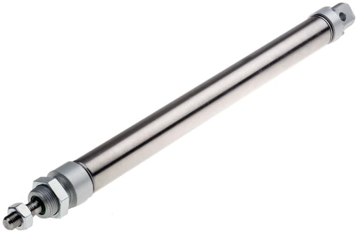 RS PRO Pneumatic Roundline Cylinder - 25mm Bore, 250mm Stroke, ISO 6432 Series, Double Acting
