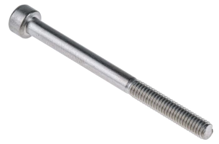 RS PRO Stainless Steel Hex Socket Cap Screw, DIN 912, M4 x 50mm