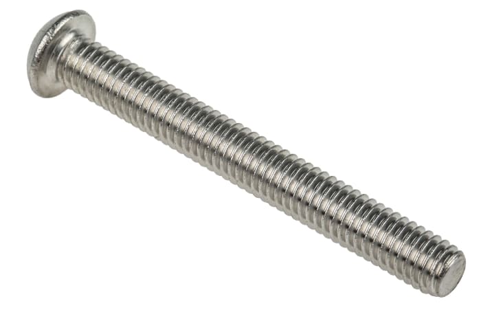 RS PRO Stainless Steel Hex Socket Button Screw, ISO 7380, M6 x 50mm