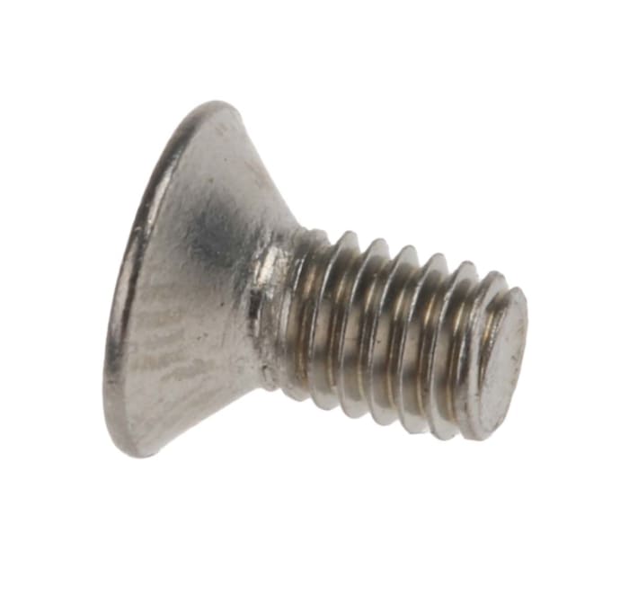 Tornillo Allen de cabeza avellanada RS PRO, M3 x 6mm, paso de rosca 0.5mm, de Acero Inoxidable