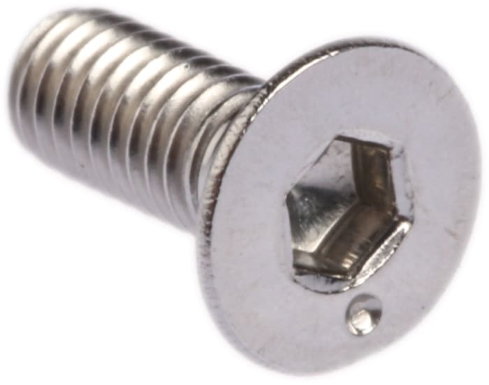 RS PRO Stainless Steel Hex Socket Countersunk Screw, ISO 10642, M3 x 8mm