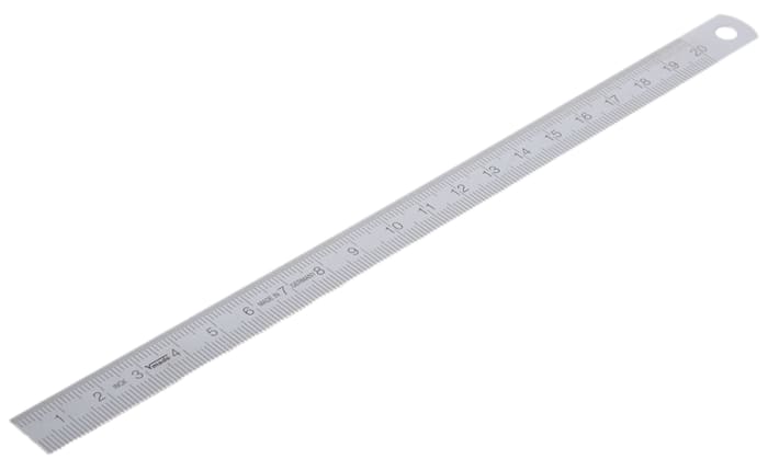 Règlet 200mm MikronTec, Métrique, en Acier inoxydable