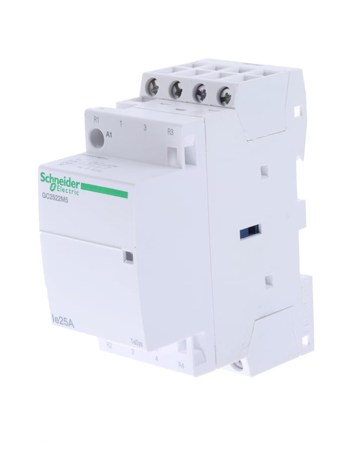 Schneider Electric Tesys GC GC25 Kontaktör, 4 Kutuplu, 25 A, Bobin Gerilimi: 230 V ac