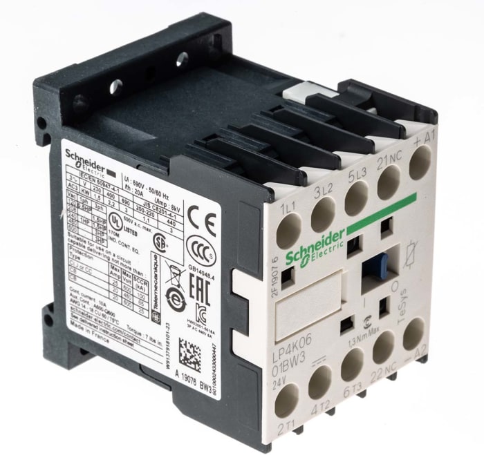 Schneider Electric LP4K0601BW3 Контактор 6 A