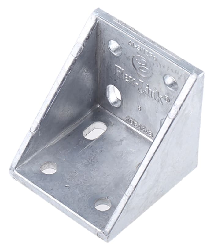 FlexLink M6 Angle Bracket, Connecting Component, Strut Profile 22 mm, Groove Size 5.5mm