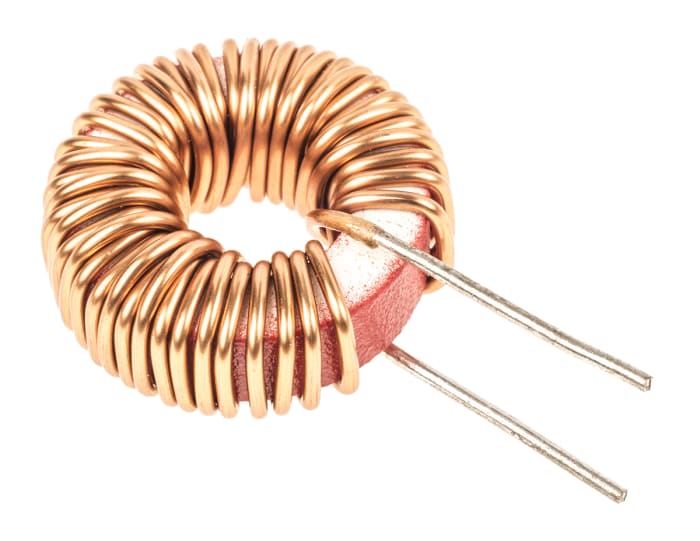Wurth 100 μH ±20% Composite Iron Powder Toroidal Inductor, 6A Idc, 35mΩ Rdc, WE-FI