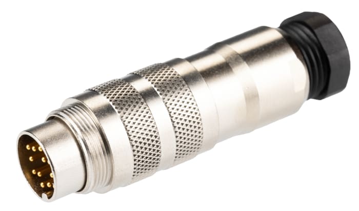 binder Circular Connector, 12 Contacts, Cable Mount, Miniature Connector, Plug, Male, IP67, 423 Series