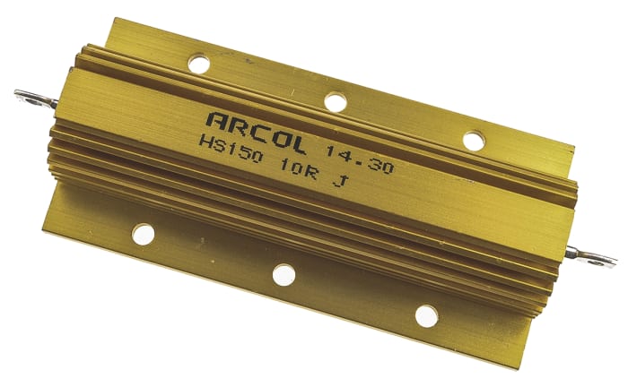 Arcol, 10Ω 150W Wire Wound Chassis Mount Resistor HS150 10R J ±5%
