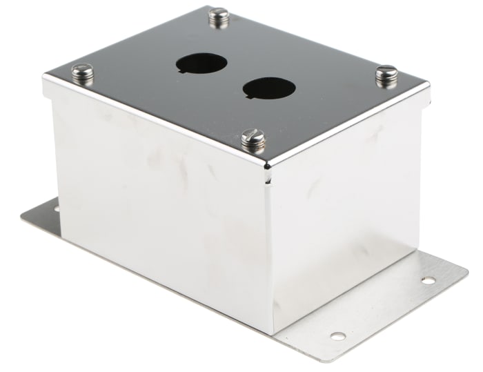 IP65 2 gang s/steel pushbutton enclosure