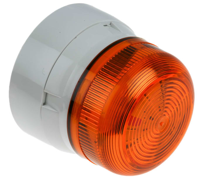 Feu De Signalisation Clignotant Texecom Klaxon - Modèle Flashguard QSB-0017 - 230V AC - Couleur Rouge - Pour Alarme