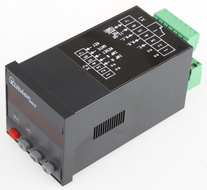 Contador Kubler de Horas, Minutos, Segundos, con display LED de 6 dígitos, 10 → 30 Vdc