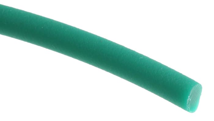 RS PRO 5m 5mm diameter Green Round Polyurethane Belt for use with 48mm minimum pulley diameter