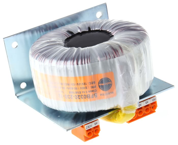 Nuvotem Talema 230V ac, ±12V ac Toroidal Transformer, 320VA 1 Output