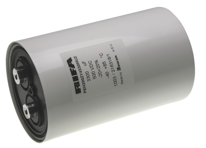 KEMET 3300μF Electrolytic Capacitor 500V dc, Screw Mount - PEH200ZY4330MU2