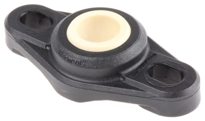 2 Hole Flange Bearing Unit, EFOM-10, 10mm ID