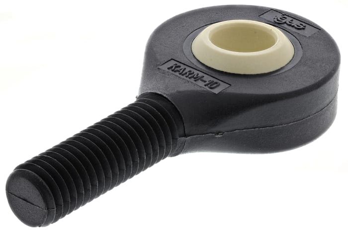 Igus M10 Male Igumid G Rod End, 10mm Bore, 63mm Long, Metric Thread Standard, Male Connection Gender