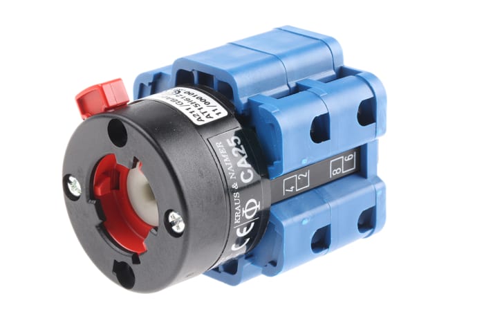 Kraus & Naimer, DP 3 Position 60° Double Throw Cam Switch, 32A