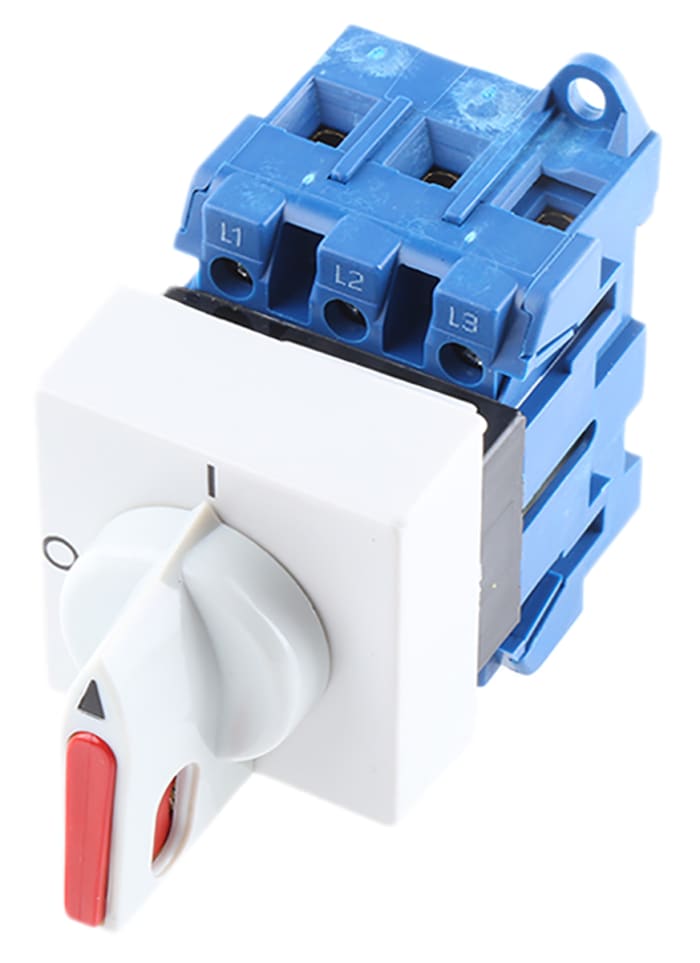Kraus & Naimer 3P Pole Isolator Switch - 25A Maximum Current, 7.5kW Power Rating