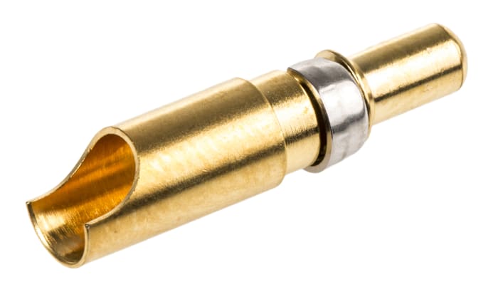 Contact alimentation Connecteur D-sub à souder, Mâle, placage Or sur nickel 8AWG, Contact de puissance 12AWG, 12