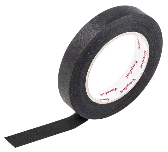 Coroplast 800 Black Rayon Electrical Insulation Tape, 19mm x 25m
