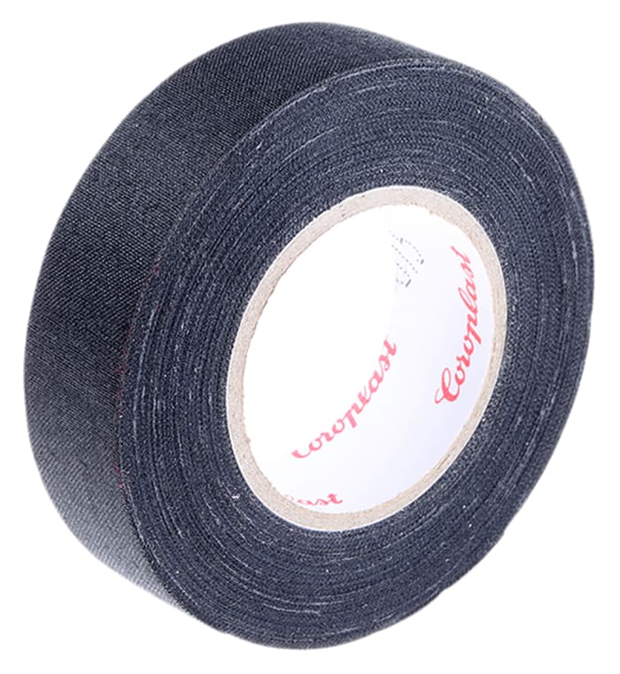 Coroplast 800 Black Rayon Electrical Insulation Tape, 19mm x 10m