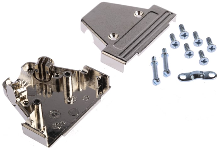 MH Connectors MHTRI-M Serisi D-Sub Konnektör Kapak, Bükülme Önleyici, ABS, 25 Pinli, Açılı, Düz