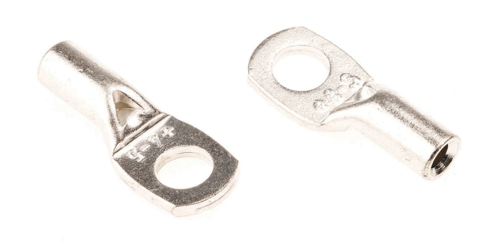 TE Connectivity, XCT Uninsulated Ring Terminal, M5 Stud Size to 4mm² Wire Size