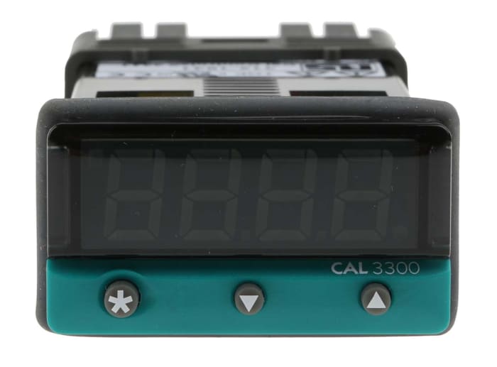 CAL 3300 PID Temperature Controller, 48 x 24 (1/32 DIN)mm, 2 Output Relay, 100 V ac, 240 V ac Supply Voltage