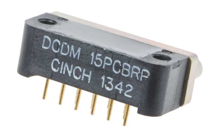 RS PRO 15 Way Right Angle Through Hole D-sub Connector Plug, 2.54mm Pitch