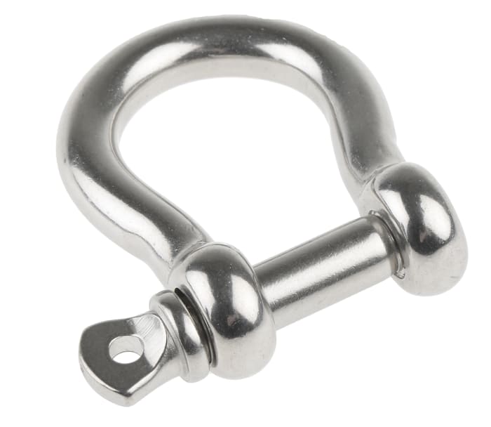 RS PRO Bow Shackle, Stainless Steel, 0.4t