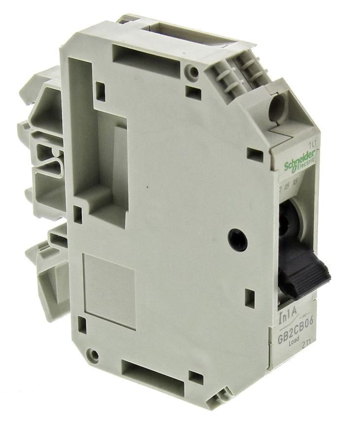 Disjoncteur thermique Schneider Electric GB2, 1A, 1 pôle, 277 V ac, 415V c.a.