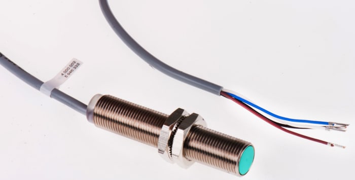 Pepperl + Fuchs Inductive Barrel-Style Proximity Sensor, M12 x 1, 2 mm Detection, PNP Output, 10 → 30 V dc, IP67