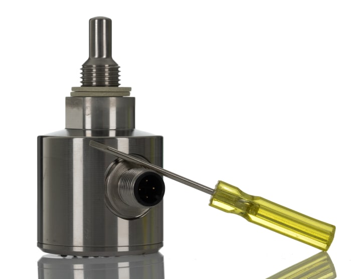 Turck Compact Mount Flow Controller, 1 → 150 (Water) cm³/s, 3 → 300 (Oil) cm³/s, PNP Output, 21 →