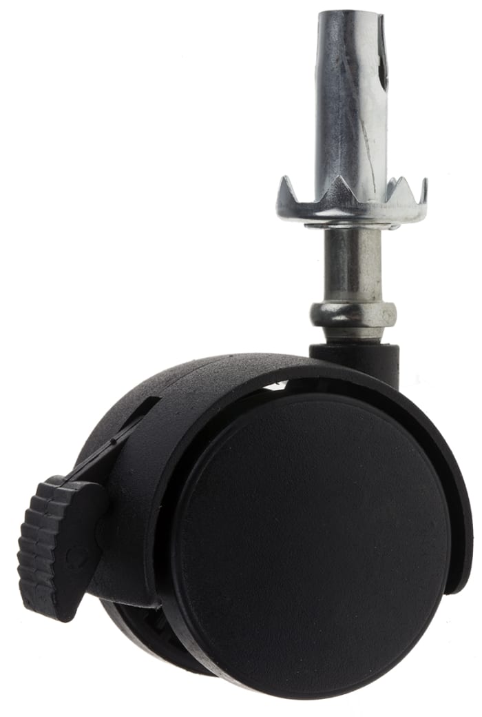 RS PRO Swivel Castor Wheel, 50kg Capacity, 40mm Wheel