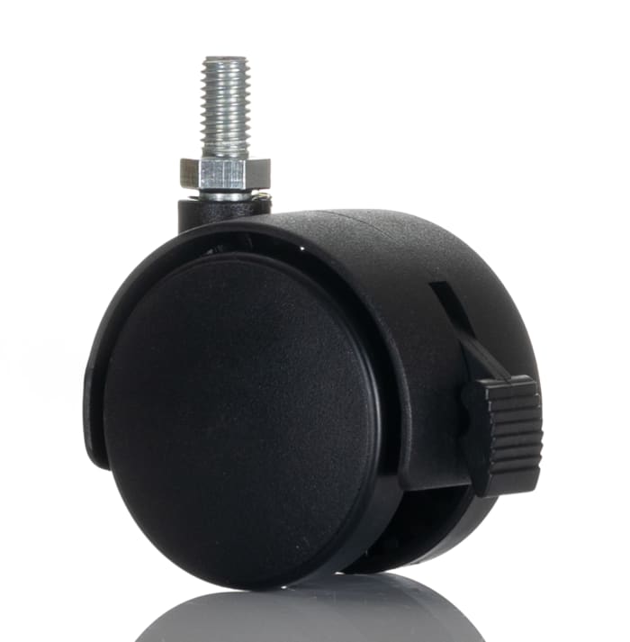 RS PRO Swivel Castor Wheel, 50kg Capacity, 50mm Wheel