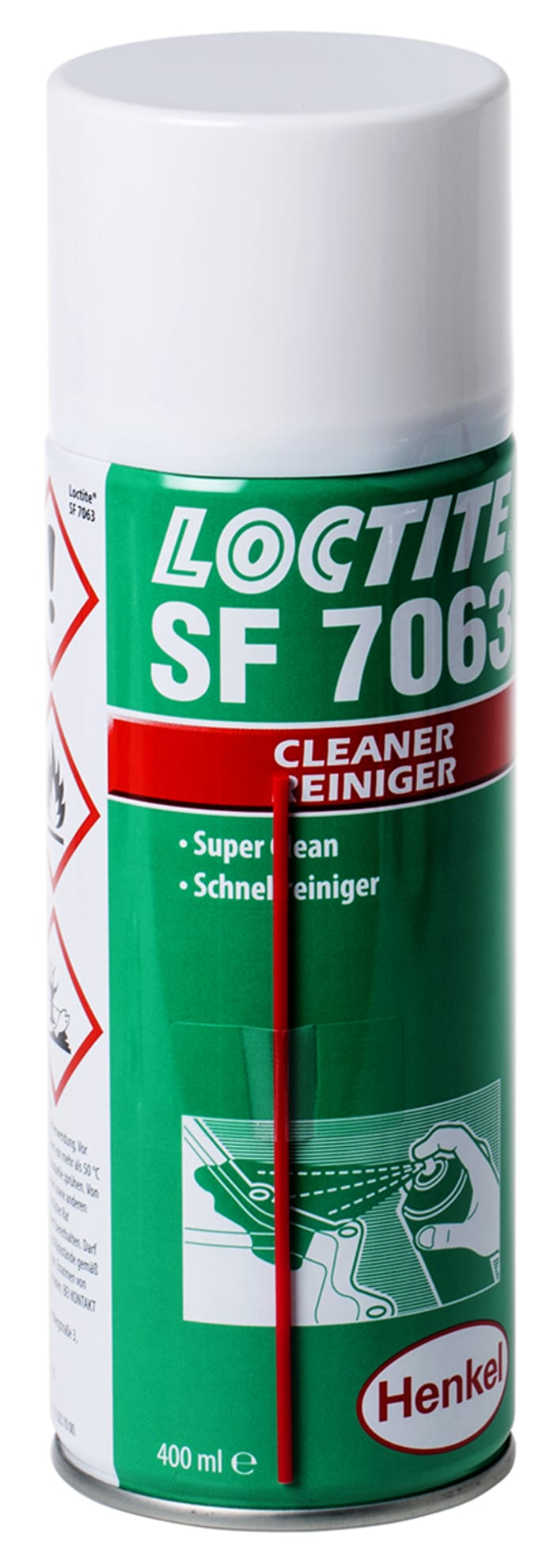 Spray nettoyant à usages multiples Loctite 7063 pour Dégraissage, polyvalent, Aérosol 400 ml