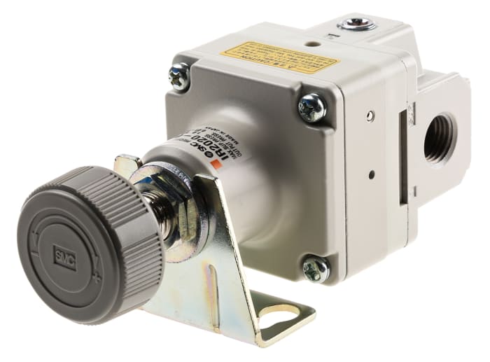 SMC Rc 1/4 Pneumatic Regulator - 0.005MPa to 0.8MPa, 1/4in, 1MPa max. input
