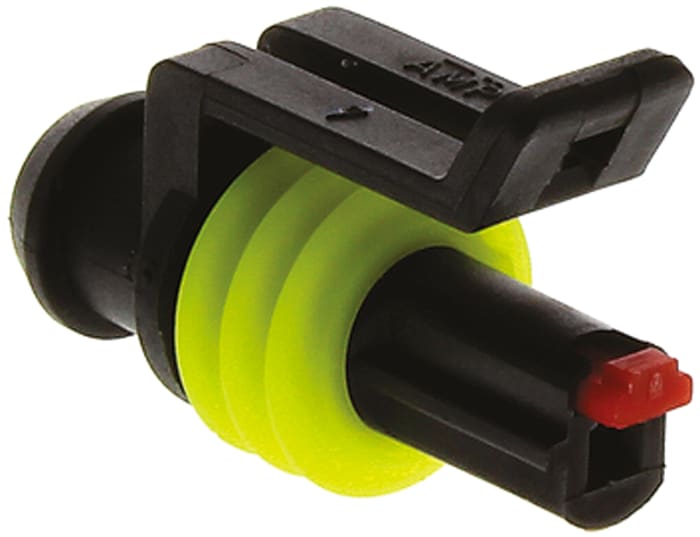 TE Connectivity, AMP Superseal 1.5 Connector Housing Socket Cable Mount 1 Way 282079-2