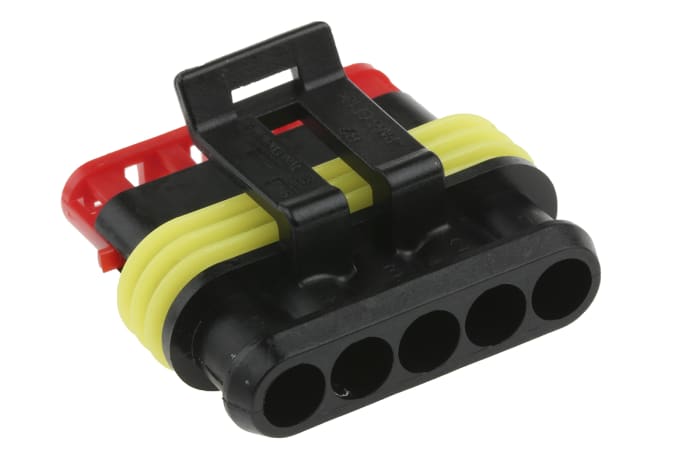 TE Connectivity AMP Superseal 1.5, 5P , Rangées Boitier de connecteur Femelle
